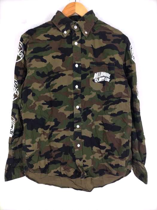 Billionaire Boys Club(ビリオネアボーイズクラブ) ロゴプリントカモフラージュシャツ メンズ トップス