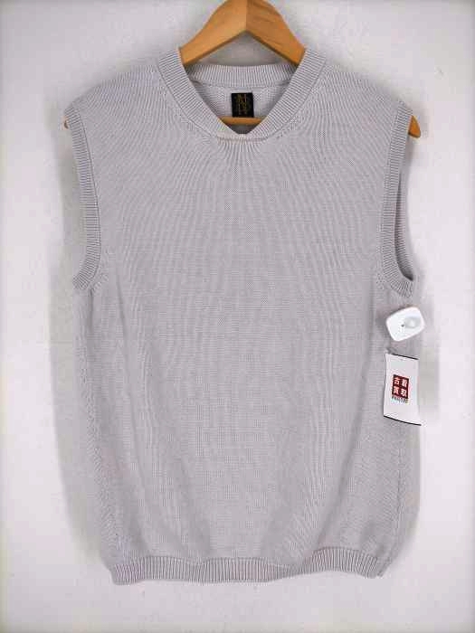 【SALE】BATONER ニットベスト BATONER（バトナー） Vネックニットベスト メンズ トップス