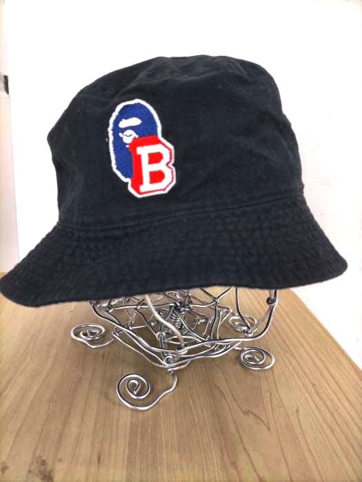 A BATHING APE（アベイシングエイプ） ワッペンバケットハット メンズ 帽子