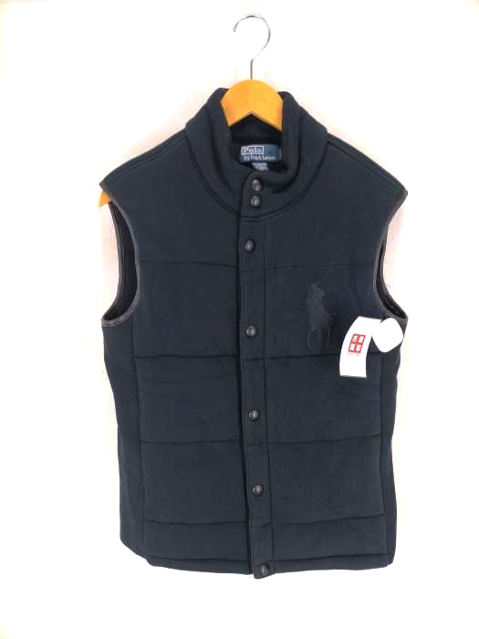 Polo by RALPH LAUREN(ポロバイラルフローレン) 裏地サーマルビッグポニー刺繍スウェットベスト メンズ アウター