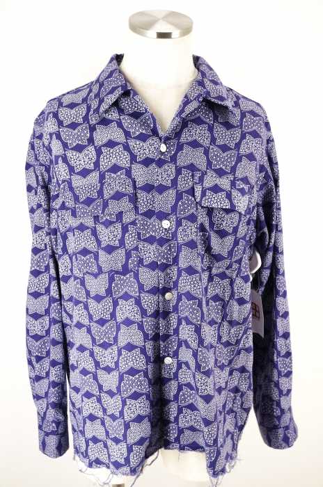 Needles （ニードルス） カットオフ Bottom Classic Shirt - Edo-Komon メンズ トップス