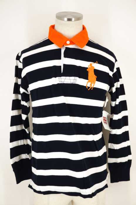 Polo by RALPH LAUREN (ポロバイラルフローレン) CUSTOM FIT ビッグポニー ボーダーポロシャツ メンズ トップス