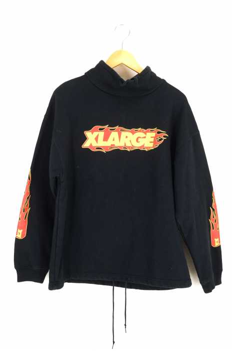 X-LARGE(エクストララージ) 袖プリファイアーロゴスウェットプルオーバー メンズ トップス