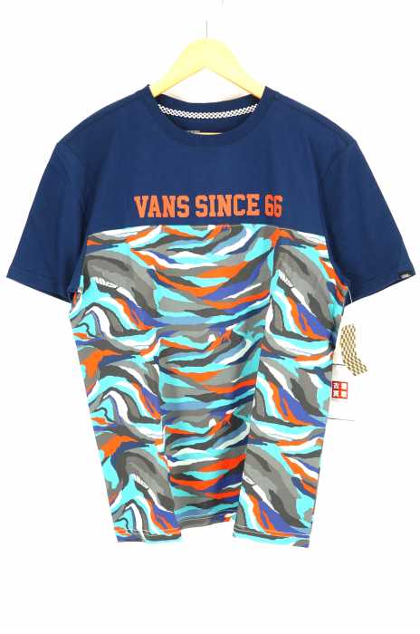 VANS (バンズ ) 迷彩切替プリントTシャツ メンズ トップス