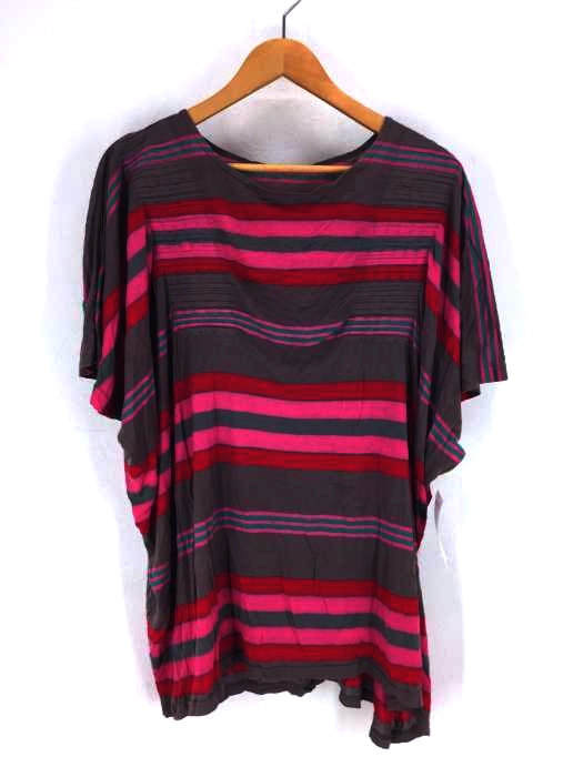 PLEATS PLEASE ISSEY MIYAKE(プリーツプリーズイッセイミヤケ) ボーダー レディース トップス
