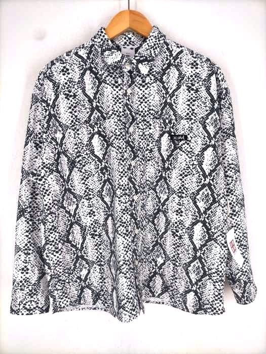 X-girl(エックスガール) SNAKE PATTERN SHIRT レディース トップス
