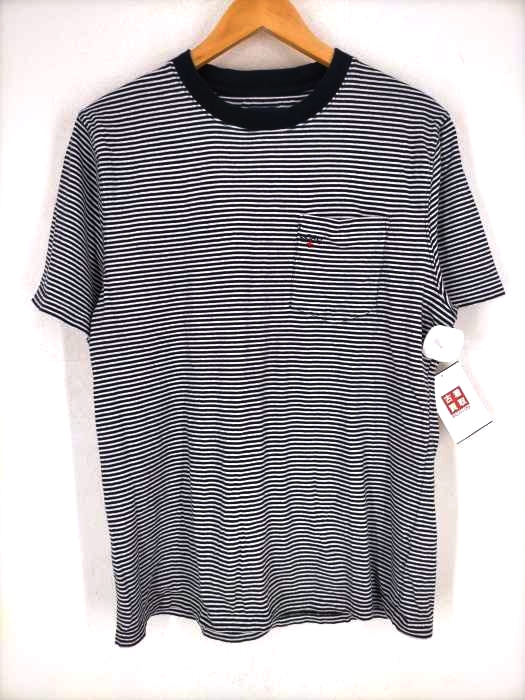 NOAH（ノア） 胸ロゴ刺繍クルーネックTシャツ メンズ トップス