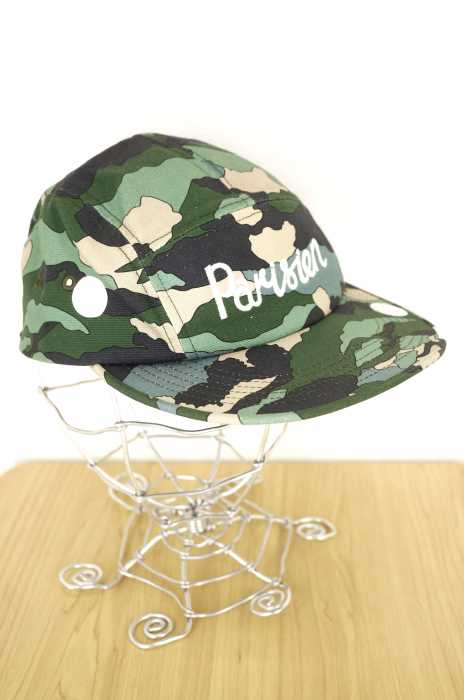 MAISON KITSUNE メゾンキツネ (メゾンキツネ) カモ柄 ロゴキャップ メンズ 帽子