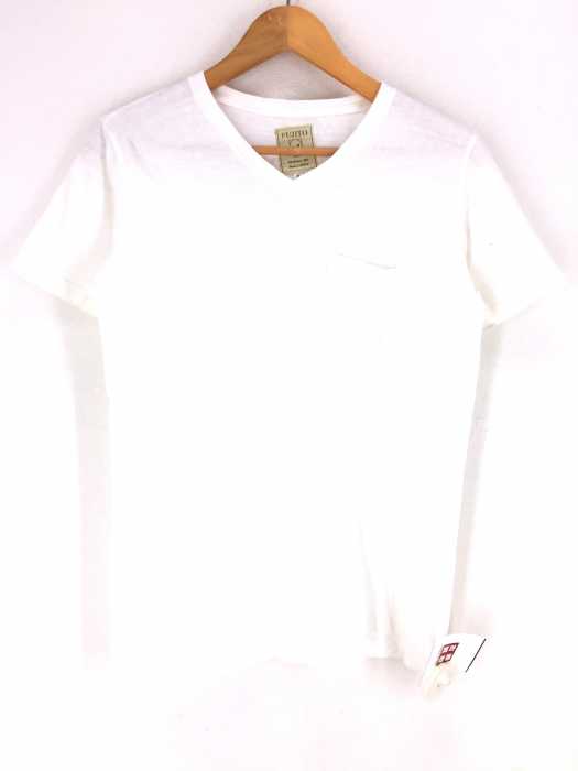 FUJITO（フジト） Vネック 無地Tシャツ メンズ トップス