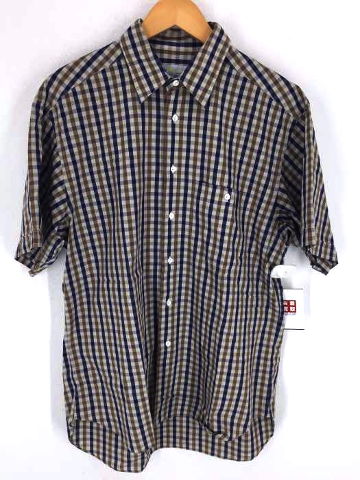 AQUASCUTUM（アクアスキュータム） クラブチェックボタンシャツ メンズ トップス