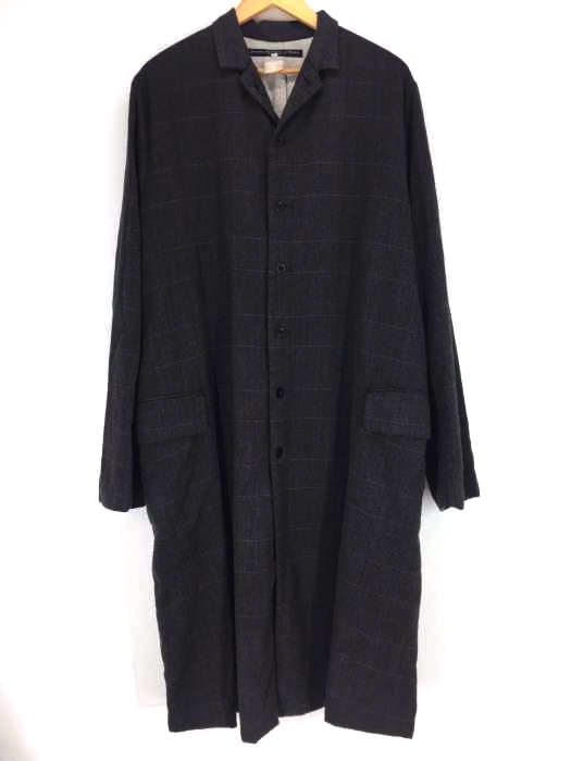 GARMENT REPRODUCTION OF WORKERS(ガーメントリプロダクションオブワーカーズ) ウール混チェックショップコート メンズ アウター