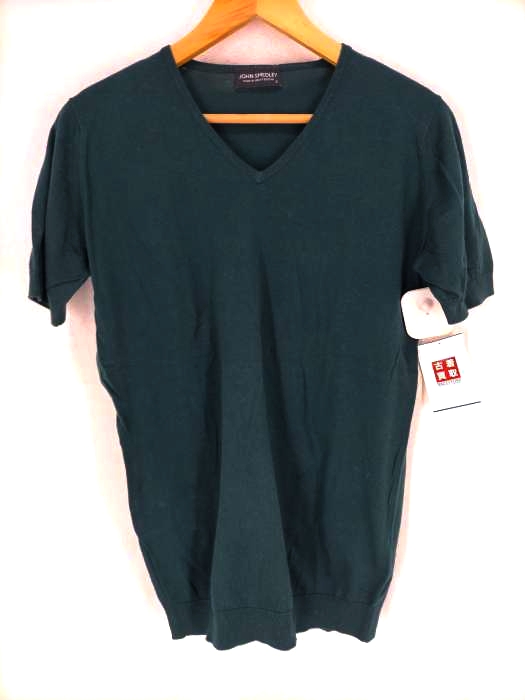 JOHN SMEDLEY(ジョンスメドレー) Vネックカットソー メンズ トップス