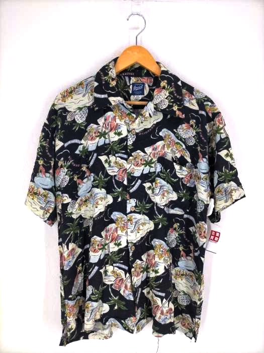 USED古着（ユーズドフルギ） オープンカラー アロハシャツ メンズ トップス
