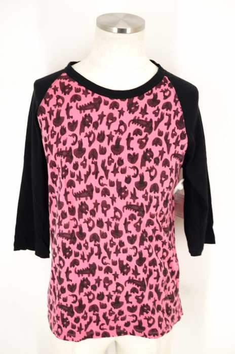 Cat's TSUMORI CHISATO (キャッツツクモリチサト) Cats ラグラン総柄カットソー レディース トップス