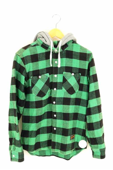 XLARGE（エクストララージ） Hooded Flannel Shirt メンズ トップス