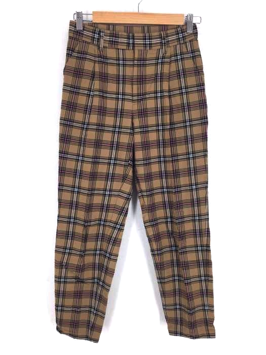 X-girl（エックスガール） PLAID TAPERED PANTS レディース パンツ