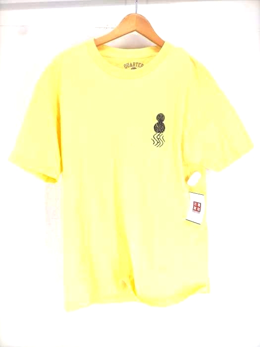 QUARTER SNACKS（クウォータースナックス） プリントクルーネックTシャツ メンズ トップス