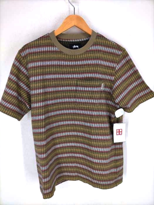 Stussy（ステューシー） クルーネックボーダーTシャツ メンズ トップス