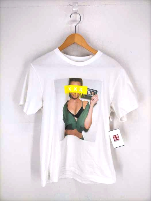 GOD SELECTION XXX（ゴッドセレクショントリプルエックス） サラ・シュナイダー プリントtシャツ メンズ トップス