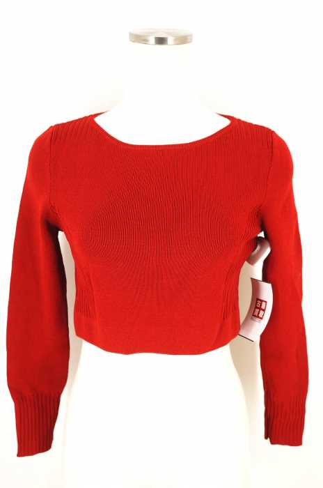 EMODA （エモダ） RIB UP NC knit short TOP レディース トップス