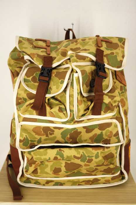 NATAL DESIGN （ネイタルデザイン） SQUARE RUCK SACK CAMO メンズ バッグ