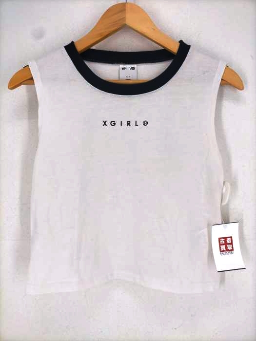 X-girl（エックスガール） BI-COLOR TANKTOP レディース トップス