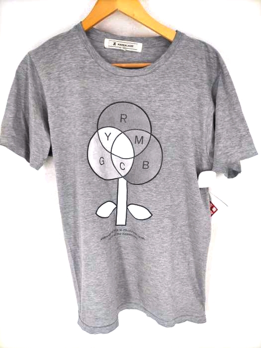 ANREALAGE（アンリアレイジ） 14AW プリントクルーネックTシャツ メンズ トップス