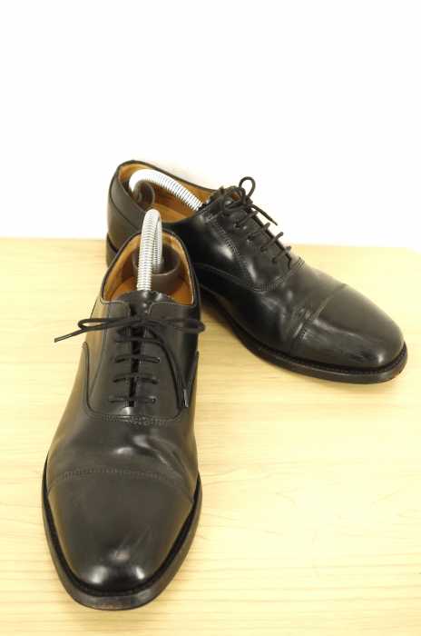 Loake（ローク） Polished Leather Black Dress Shoes メンズ シューズ
