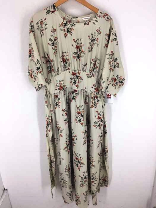 moussy（マウジー） FLORAL PUFF SLEEVE DRESS レディース ワンピース