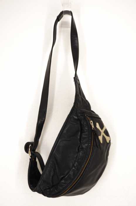 BACKDROP × VANSON(バッグドロップ バンソン) W/CROSSBONE NEW FANNY PACK BAG バンソン ニューファニーパック ウエストバッグ メンズ バッグ