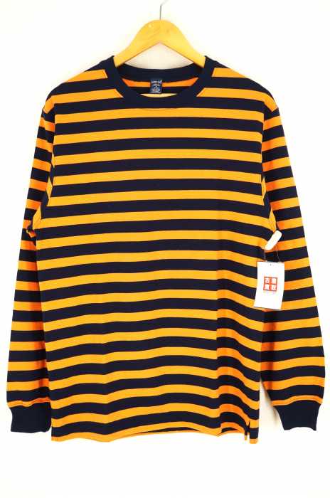 LANDS END(ランズエンド) ボーダークルーネックカットソー メンズ トップス