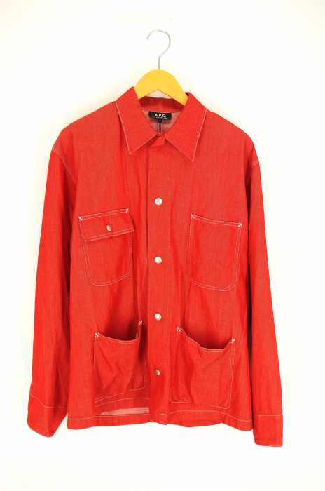 A.P.C.（アーペーセー） ステッチデザインカバーオールジャケット メンズ アウター