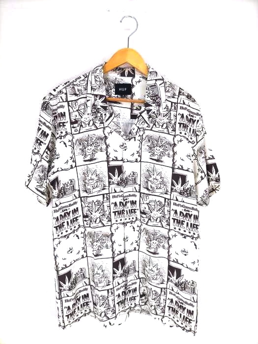 HUF（ハフ） DAY IN THE LIFE S/S WOVEN TOP メンズ トップス