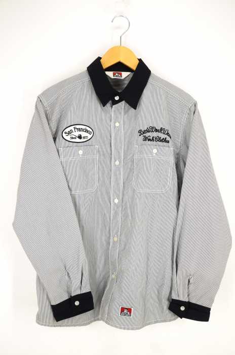 BEN DAVIS （ベンデイビス） CORDLANE CLERIC WORK SHIRT メンズ トップス