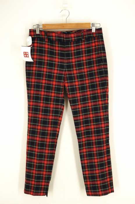 ZARA WOMAN （ザラ ウーマン） チェックスラックスパンツ レディース パンツ