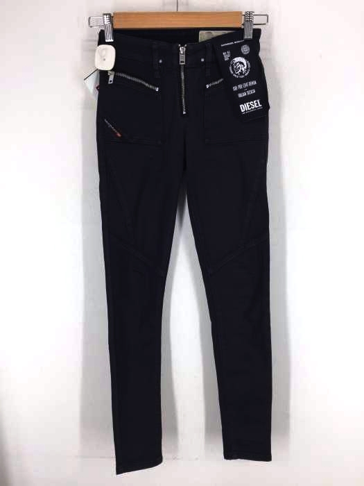 DIESEL（ディーゼル） ブラックスキニーパンツ slandy-bkx レディース パンツ