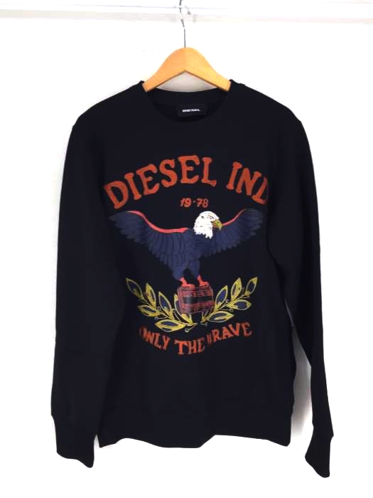 DIESEL（ディーゼル） プリント鷲スウェット メンズ トップス