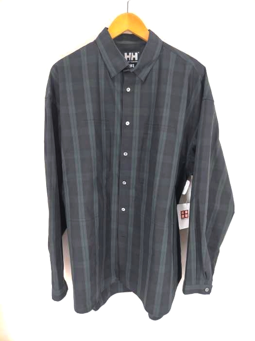 HELLY HANSEN（ヘリーハンセン） ロングスリーブセイルポケットシャツ ブラックウォッチ メンズ トップス