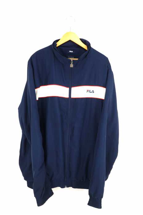 FILA (フィラ) バイカラージップアップブルゾン メンズ アウター