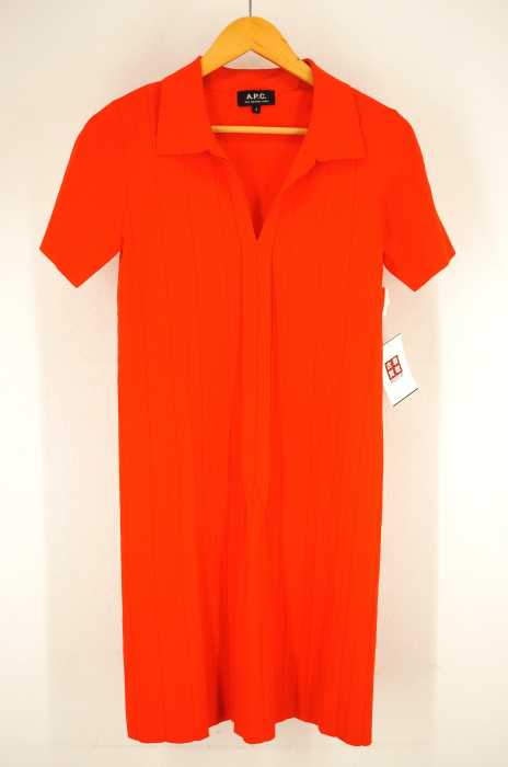 A.P.C. （アーペーセー） リブポロワンピース レディース ワンピース