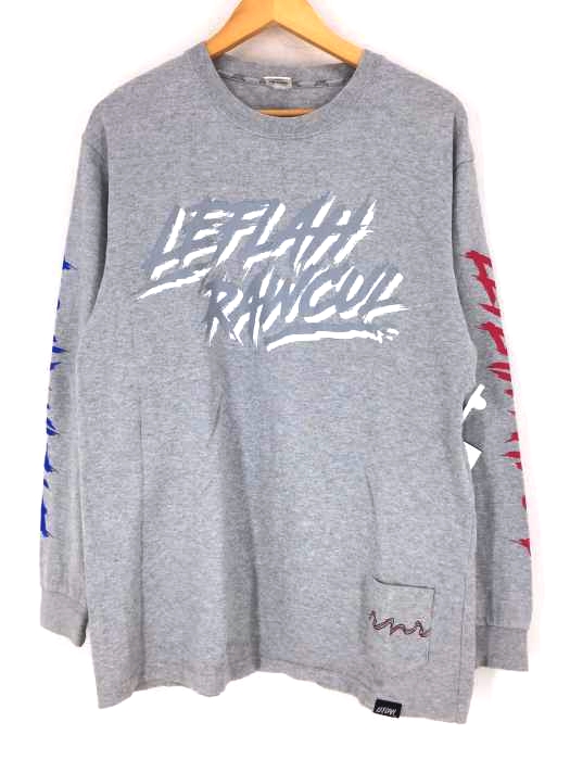 Leflah(レフラー) 袖ロゴクルーネックカットソー メンズ トップス