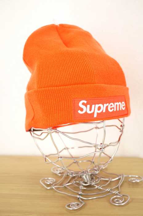 Supreme×NEW ERA(シュプリーム ニューエラ) New Era Box Logo Beanie ボックスロゴビーニーニット帽 メンズ 帽子