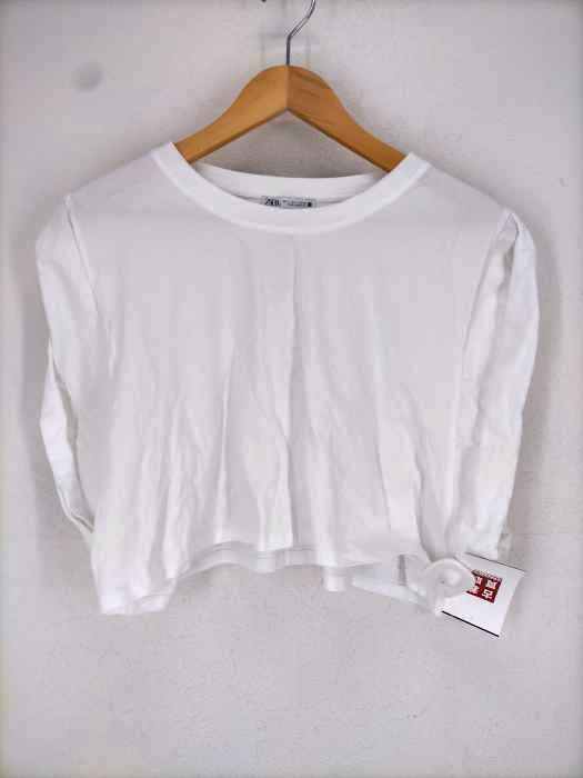 ZARA（ザラ） クロップド丈Tシャツ レディース トップス