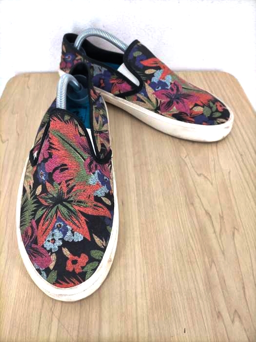 VANS（バンズ） 花柄 スリッポン メンズ シューズ