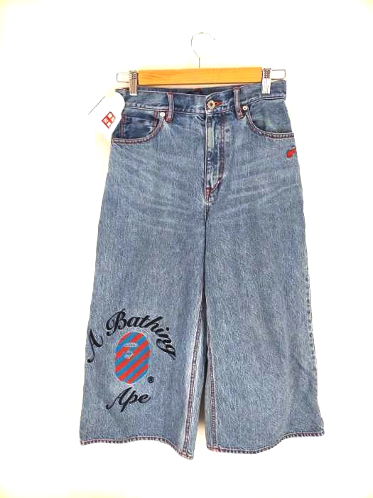 A BATHING APE（アベイシングエイプ） バギーデニムパンツデニムパンツ レディース パンツ