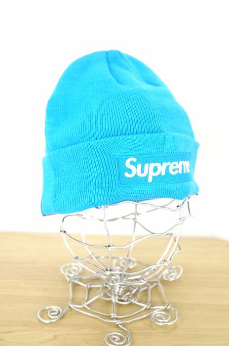 Supreme×NEW ERA（シュプリーム ニューエラ） New Era Box Logo Beanie ボックスロゴビーニーニット帽 メンズ 帽子