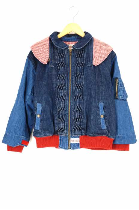 PINKHOUSE（ピンクハウス） フリルデザインデニムボンバージャケット レディース アウター