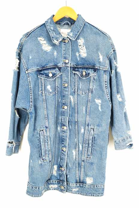 ZARA（ザラ） ダメージ加工 デニムジャケット レディース アウター
