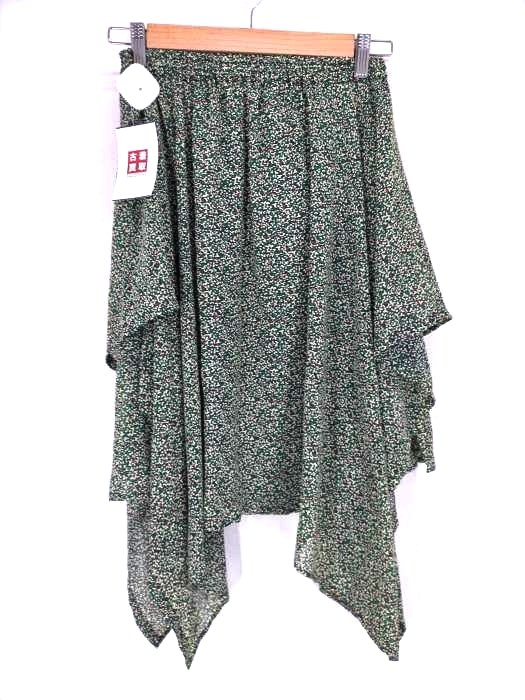 ilme(イルメ) 花柄 アシンメトリースカート レディース スカート