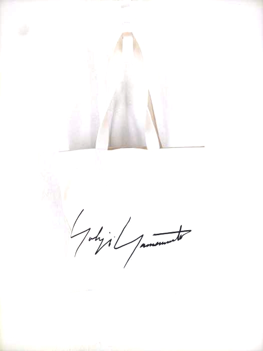 Yohji Yamamoto(ヨウジヤマモト) 青山店 ロゴプリント キャンバストート メンズ バッグ